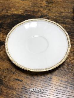 Wedgwood Crown Gold Coffee Cups and Saucers 6 Pieces