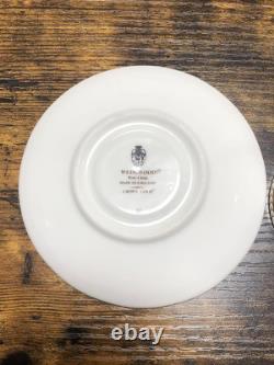 Wedgwood Crown Gold Coffee Cups and Saucers 6 Pieces