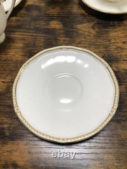 Wedgwood Crown Gold Coffee Cups and Saucers 6 Pieces