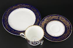 Wedgwood Cup & Saucers Cabinet trio Porcelain Old NoBox #Pa16