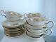 Wedgwood England Gold Florentine Set Of 12 Cup And 11 Saucers