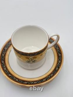 Wedgwood India Bone China Coffee Tea Set 16 Pc Coffee Pot Teapot Cups Saucers