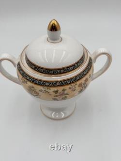 Wedgwood India Bone China Coffee Tea Set 16 Pc Coffee Pot Teapot Cups Saucers