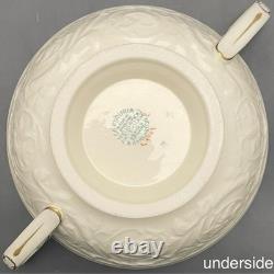 Wedgwood of Etruria Gold Trim Patrician 12pc Soup Cups & Saucers c1930s England