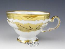 Weimar KATHARINA GOLD GILDED COFFEE DESSERT SET FOR 10 POT CUP SAUCER TRIO PLATE