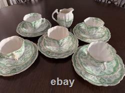 Wellington JHC & Co Antique Bone China Tea Set 16 Pieces