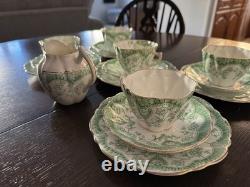 Wellington JHC & Co Antique Bone China Tea Set 16 Pieces
