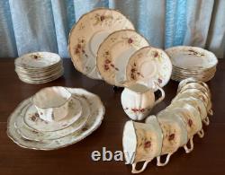 Wellington bone china tea-set, Art nouveau, c 1906,'Gilded Violet