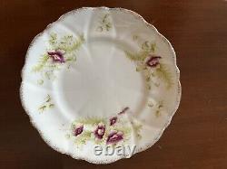 Wellington bone china tea-set, Art nouveau, c 1906,'Gilded Violet
