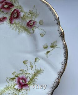 Wellington bone china tea-set, Art nouveau, c 1906,'Gilded Violet