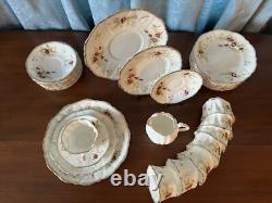 Wellington bone china tea-set, Art nouveau, c 1906,'Gilded Violet