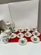 Wintering Bavaria Germany Pearl Coffee Cup Saucer & Coffe Pot / Gold 25pc