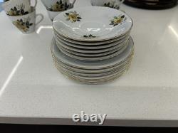 Winterling Gold Deco Tea Cup Saucers X 6 And Side Plates