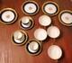 Wm Guerin Limoges 14 Pc Cobalt Blue Gold Gilt Cups & Saucers Set Wow