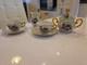 Wolfram Wiesau Bavaria Art Deco Tea Set C. 1928pearl Lustrepink Rosesgold Gilt
