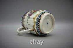 Worcester Dalhousie Pattern Coffee cup stunning example C1780 Scarce condition