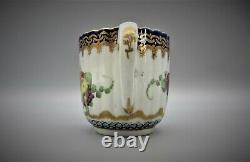 Worcester Dalhousie Pattern Coffee cup stunning example C1780 Scarce condition